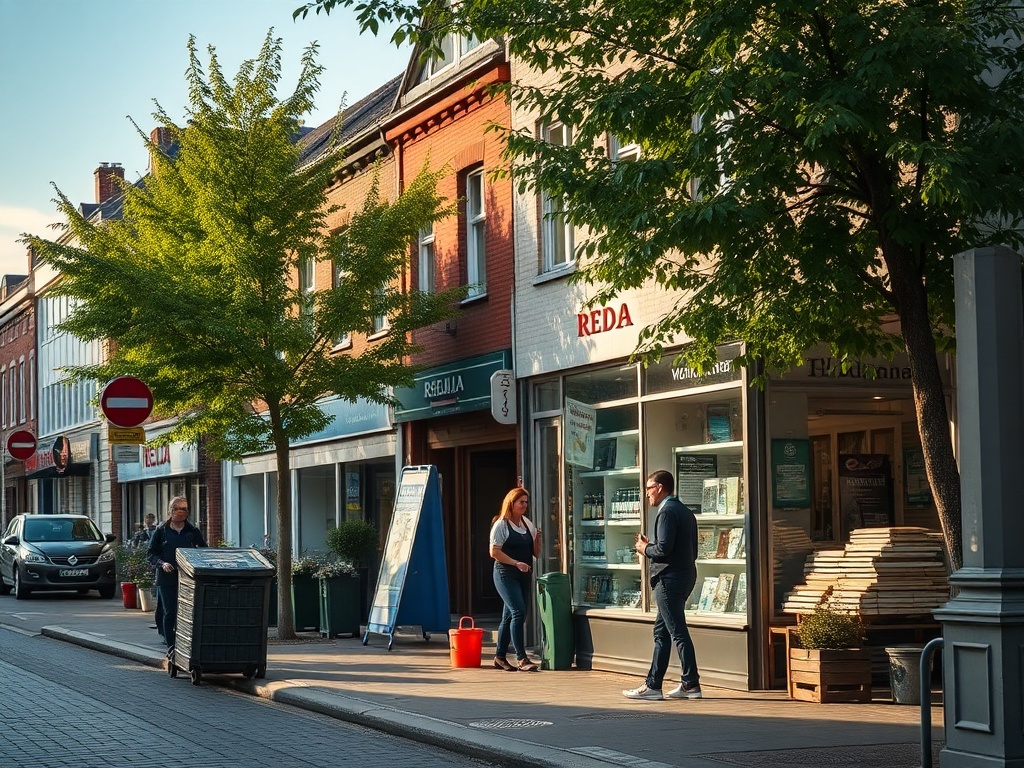 Panorama Redy z drogami i zielonymi trasami spacerowym — symbolika zmian na lokalnym rynku aut i aktywności mieszkańców