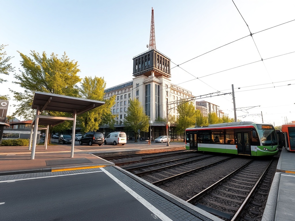 Mapa drogowa Redy z zaznaczonymi potencjalnymi utrudnieniami w ruchu